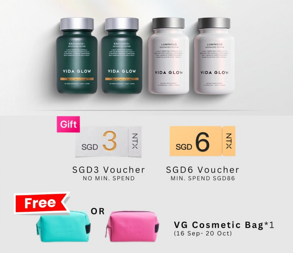 【升级套组】Vida Glow Luminous 纳米美白胶囊 *2罐 + Radiance Plus 滤镜胶囊2.0 *2罐