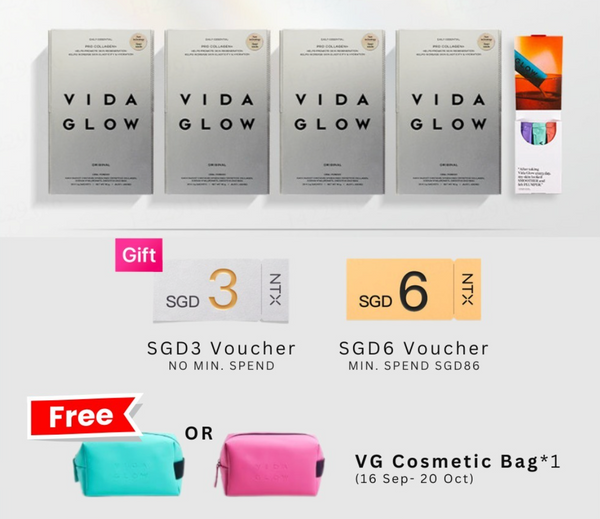 【升级套组】Vida Glow胶原蛋白精准肽4盒 赠 6 条肽粉