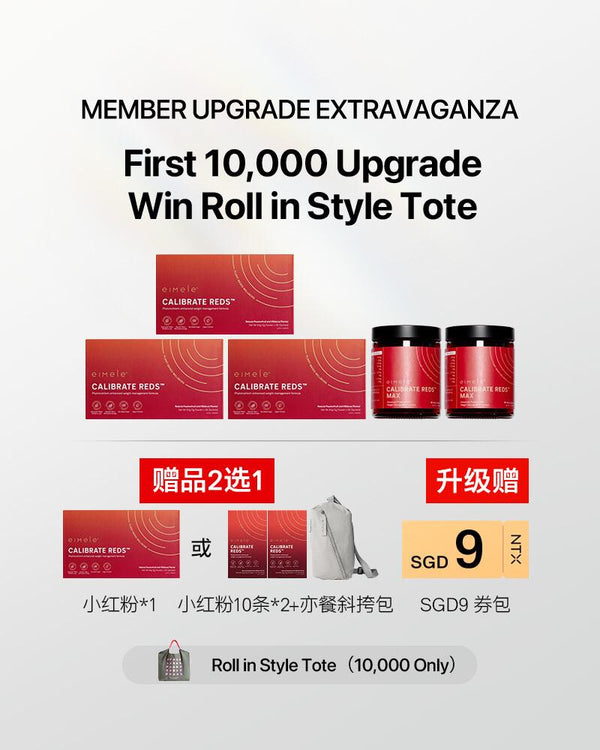 11.11 狂欢大促【升级套组】eimele亦餐 纤体胶囊  Calibrate Red Max *2 罐 + Calibrate reds 纤体粉 *3盒 /赠纤咖啡2.0 *1盒