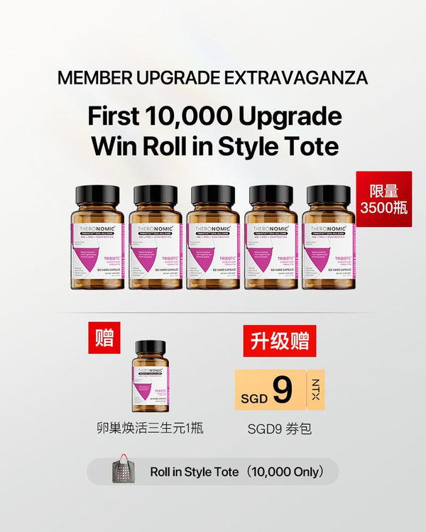11.11 狂欢大促【升级套组】 TheroNomic 卵巢焕活三生元 5瓶 /赠 卵巢焕活*1罐