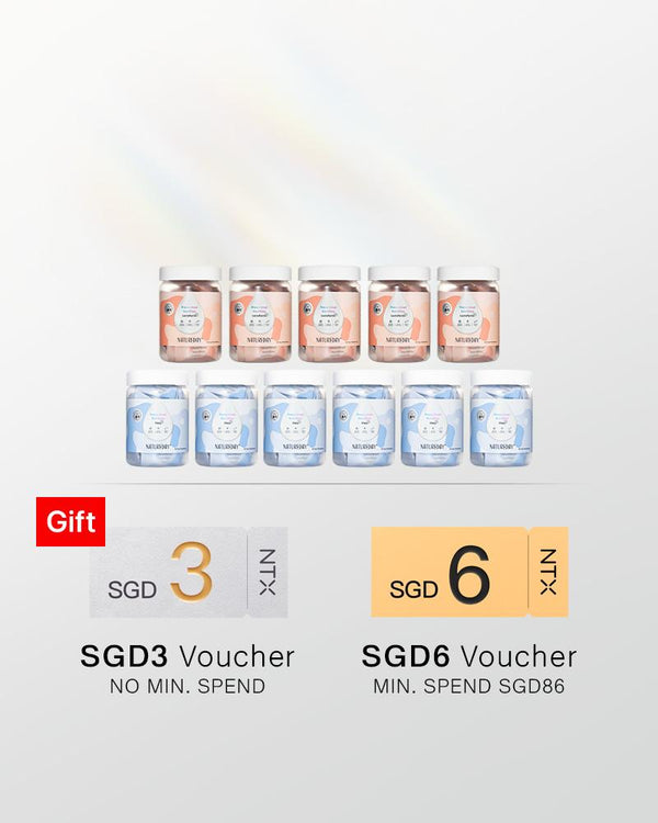 【升级套组】 NATUREDAY  双莓明眸冻干小方* 6罐 + 乳铁蛋白冻干小方* 5罐