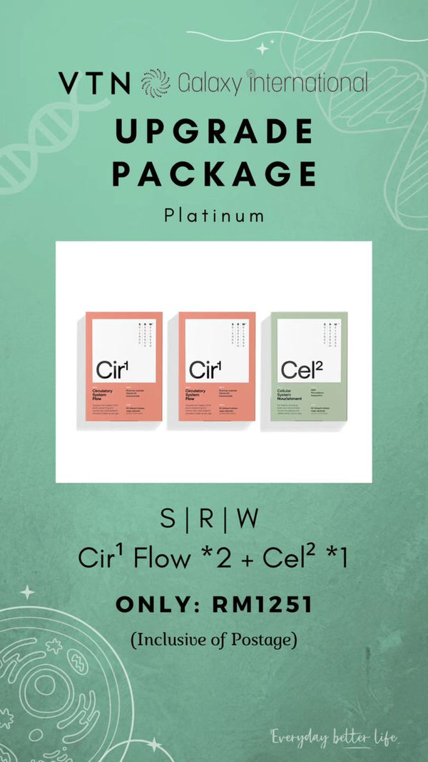 【白金礼包】SRW Cir¹ Flow心脑通胶 囊2盒+Cel² 细胞能量胶囊1盒